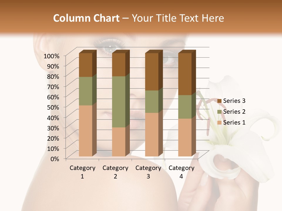 Blonde Eyebrows PowerPoint Template