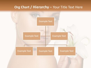Blonde Eyebrows PowerPoint Template