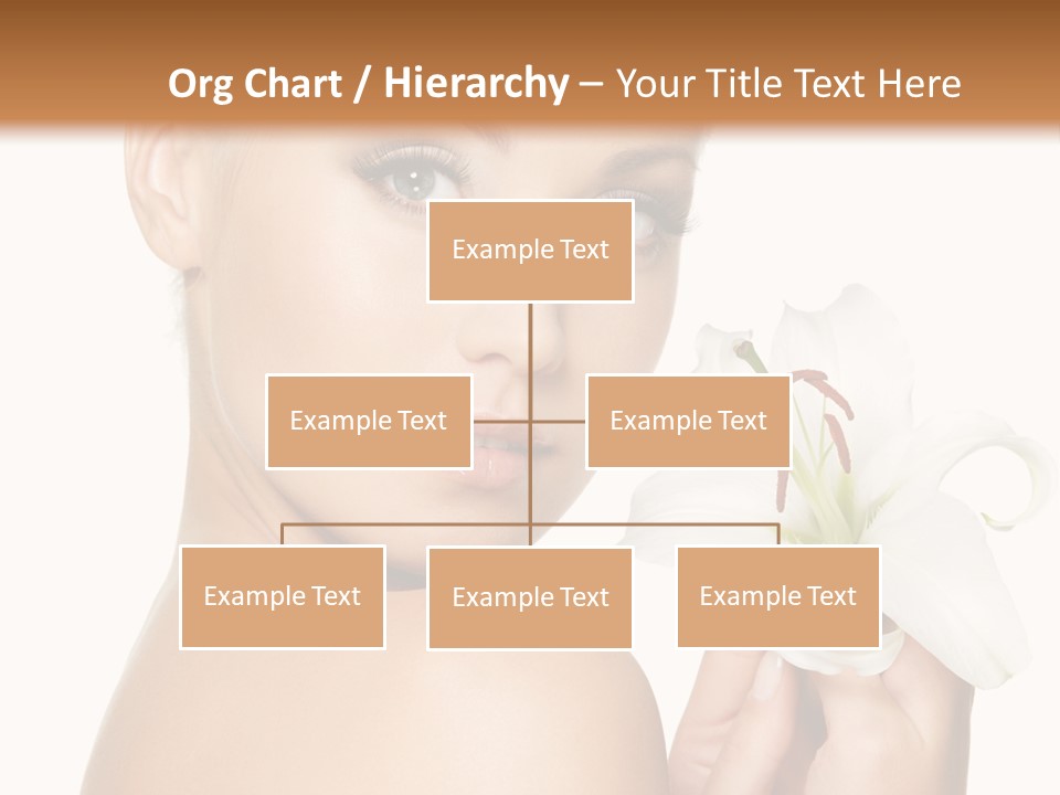 Blonde Eyebrows PowerPoint Template