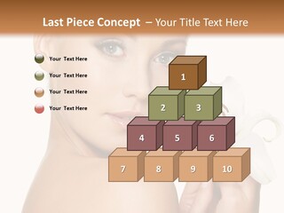 Blonde Eyebrows PowerPoint Template
