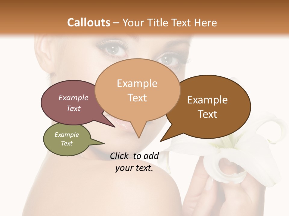 Blonde Eyebrows PowerPoint Template
