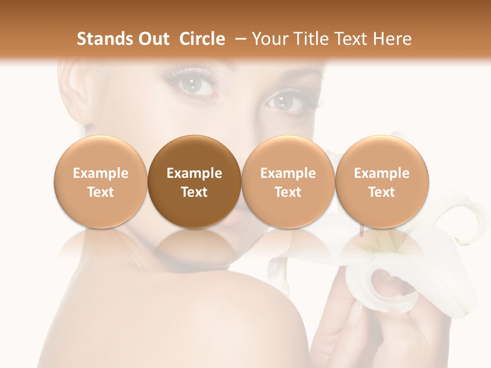 Blonde Eyebrows PowerPoint Template