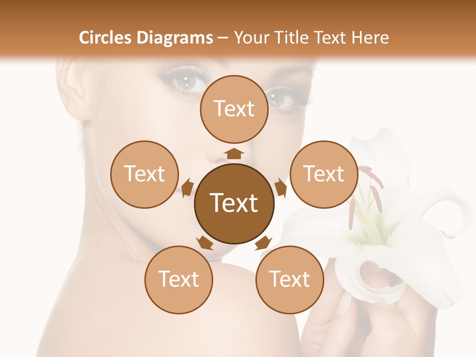 Blonde Eyebrows PowerPoint Template