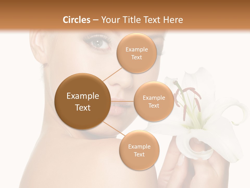Blonde Eyebrows PowerPoint Template