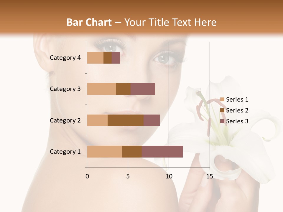 Blonde Eyebrows PowerPoint Template