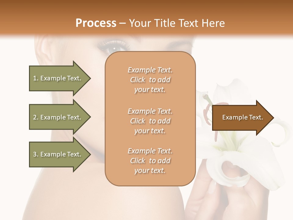 Blonde Eyebrows PowerPoint Template