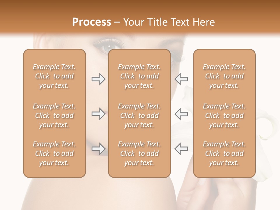 Blonde Eyebrows PowerPoint Template