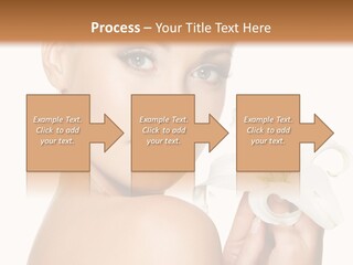 Blonde Eyebrows PowerPoint Template