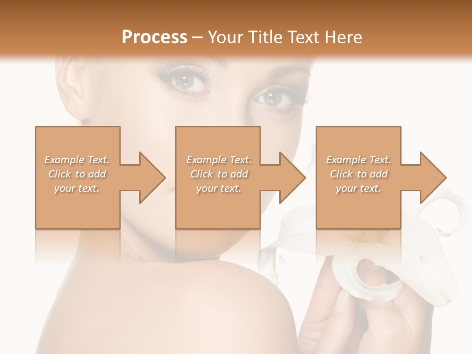 Blonde Eyebrows PowerPoint Template