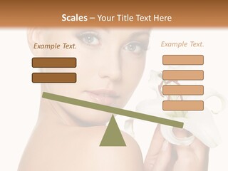 Blonde Eyebrows PowerPoint Template