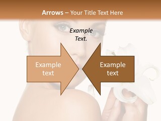 Blonde Eyebrows PowerPoint Template