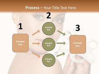 Blonde Eyebrows PowerPoint Template