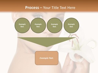 Blonde Eyebrows PowerPoint Template