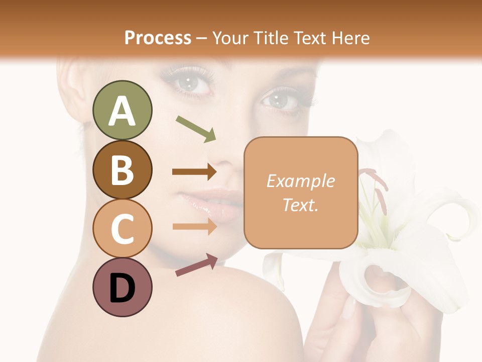 Blonde Eyebrows PowerPoint Template