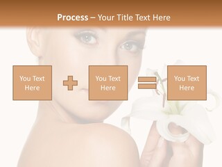 Blonde Eyebrows PowerPoint Template