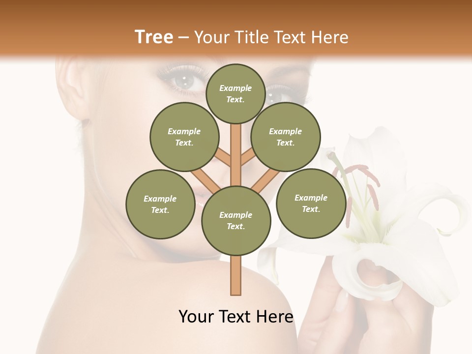 Blonde Eyebrows PowerPoint Template