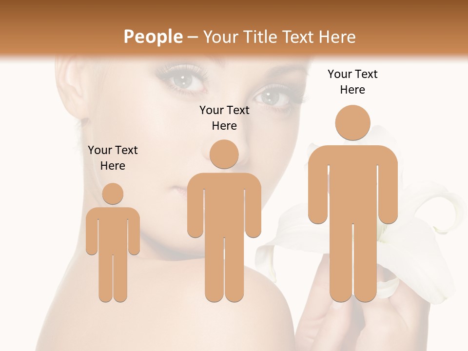 Blonde Eyebrows PowerPoint Template