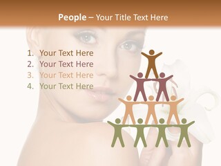 Blonde Eyebrows PowerPoint Template