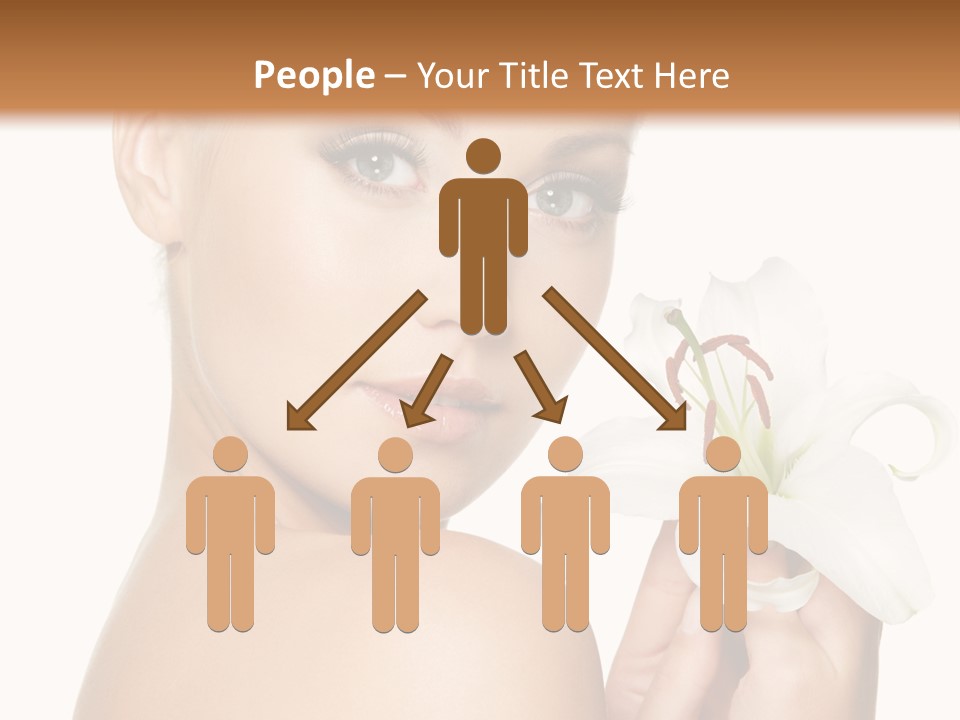Blonde Eyebrows PowerPoint Template