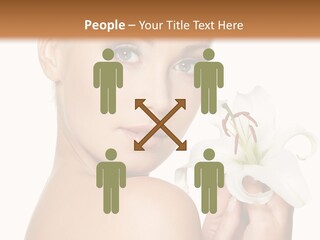 Blonde Eyebrows PowerPoint Template