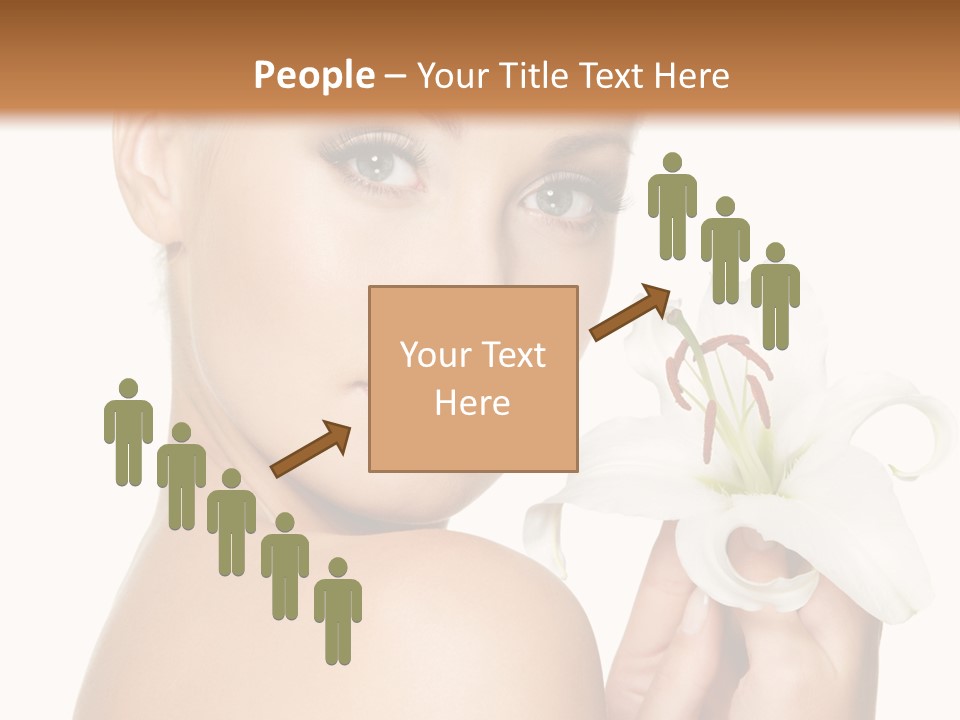 Blonde Eyebrows PowerPoint Template