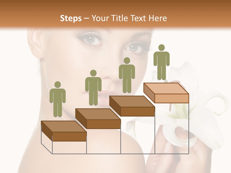 Blonde Eyebrows PowerPoint Template