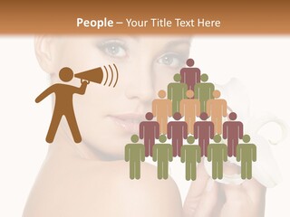Blonde Eyebrows PowerPoint Template