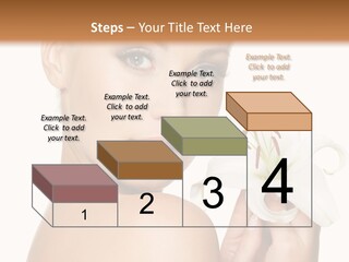 Blonde Eyebrows PowerPoint Template