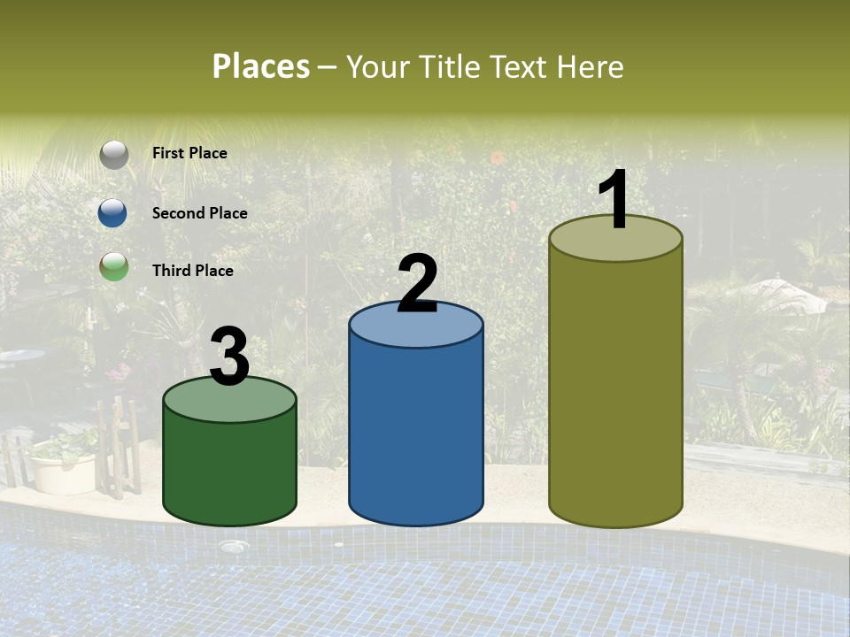 Terrace Sunbed Chair PowerPoint Template