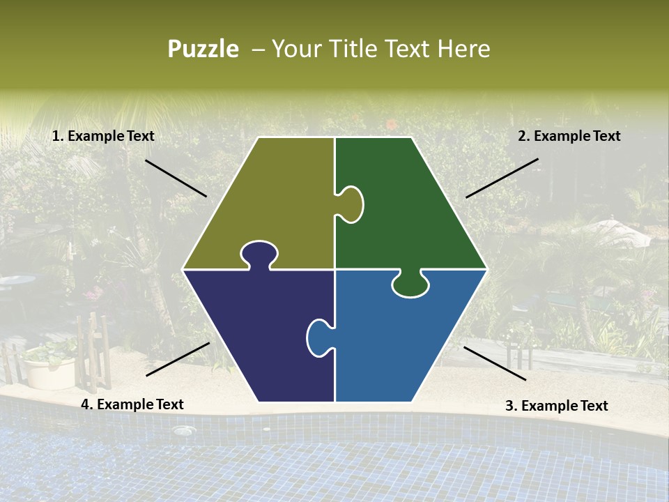 Terrace Sunbed Chair PowerPoint Template