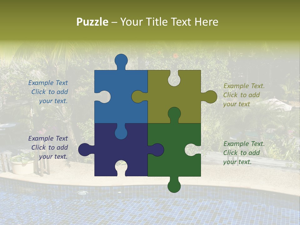 Terrace Sunbed Chair PowerPoint Template