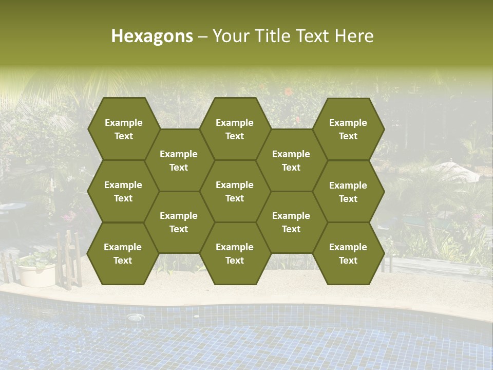 Terrace Sunbed Chair PowerPoint Template