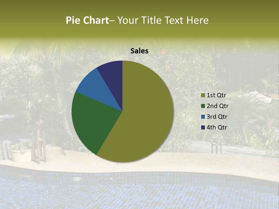 Terrace Sunbed Chair PowerPoint Template