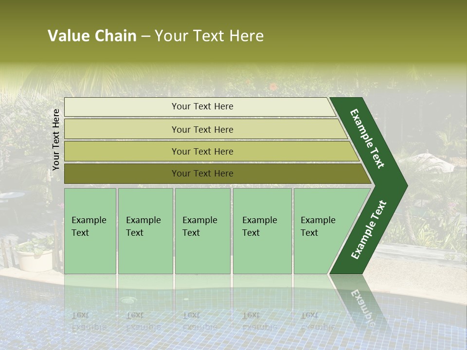 Terrace Sunbed Chair PowerPoint Template