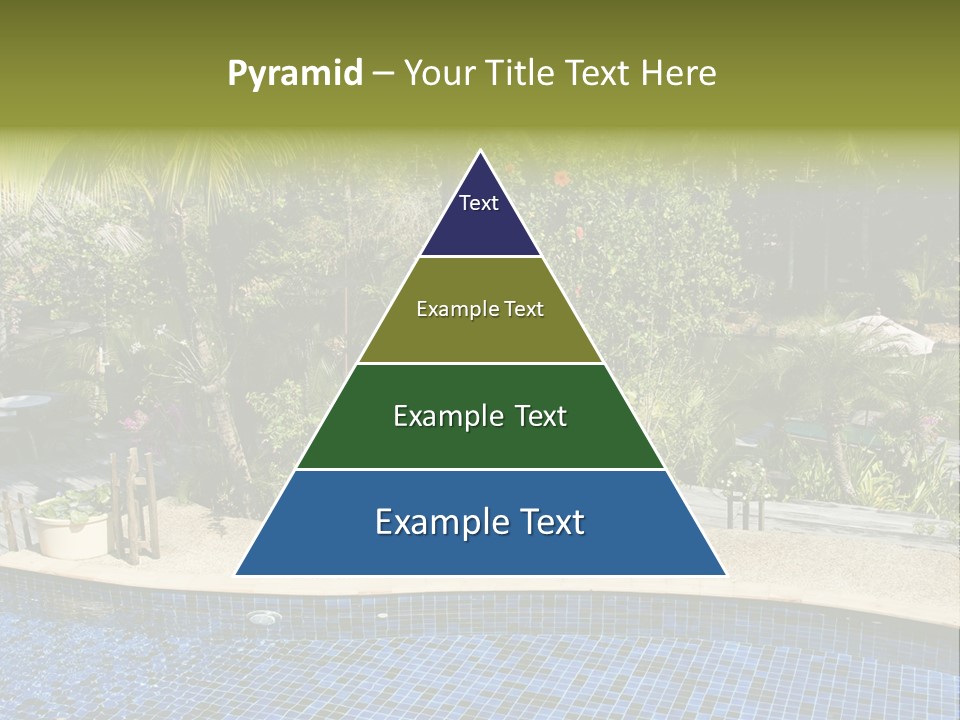 Terrace Sunbed Chair PowerPoint Template