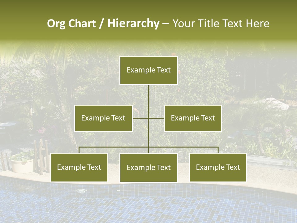 Terrace Sunbed Chair PowerPoint Template