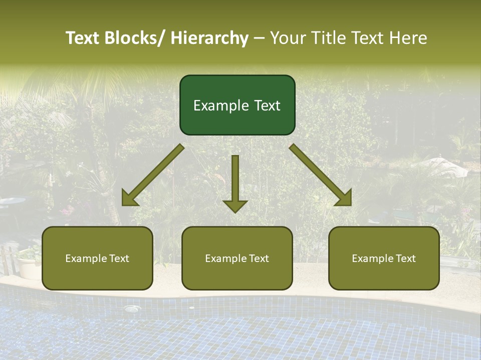 Terrace Sunbed Chair PowerPoint Template