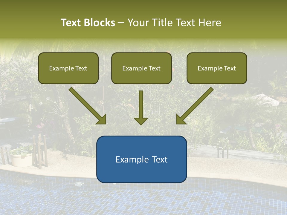 Terrace Sunbed Chair PowerPoint Template