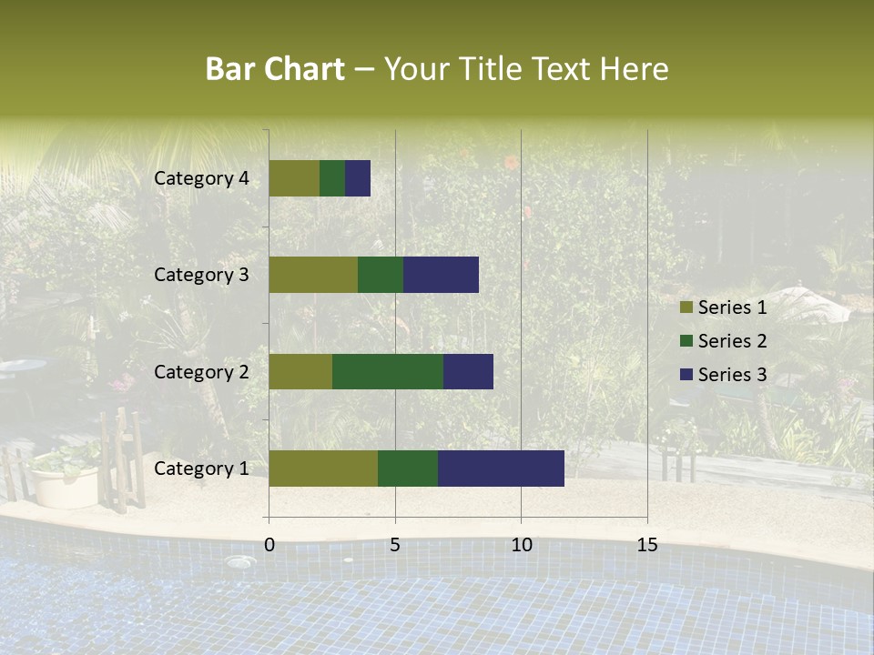 Terrace Sunbed Chair PowerPoint Template