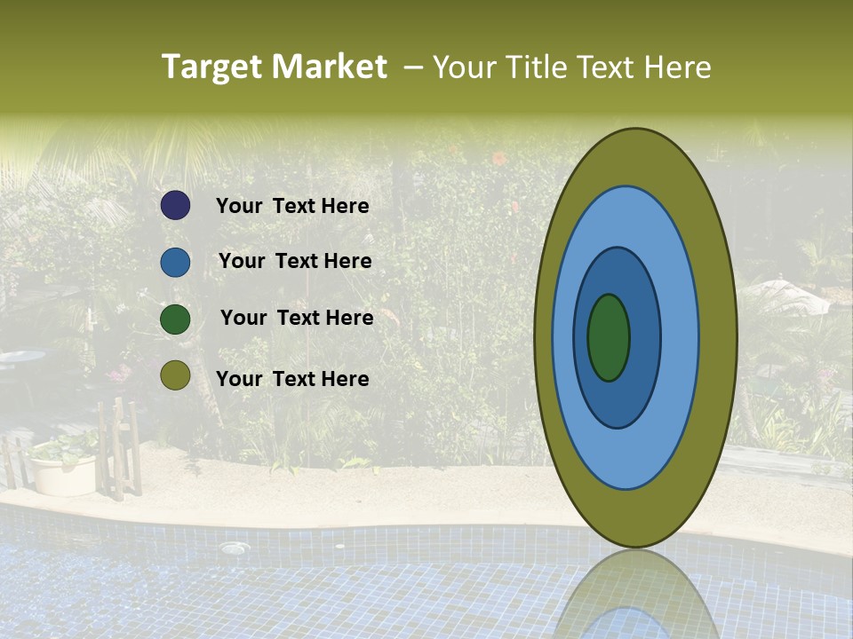 Terrace Sunbed Chair PowerPoint Template