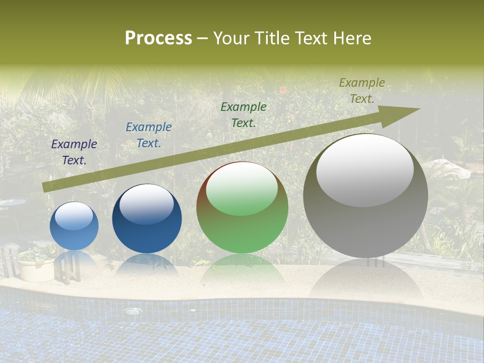 Terrace Sunbed Chair PowerPoint Template