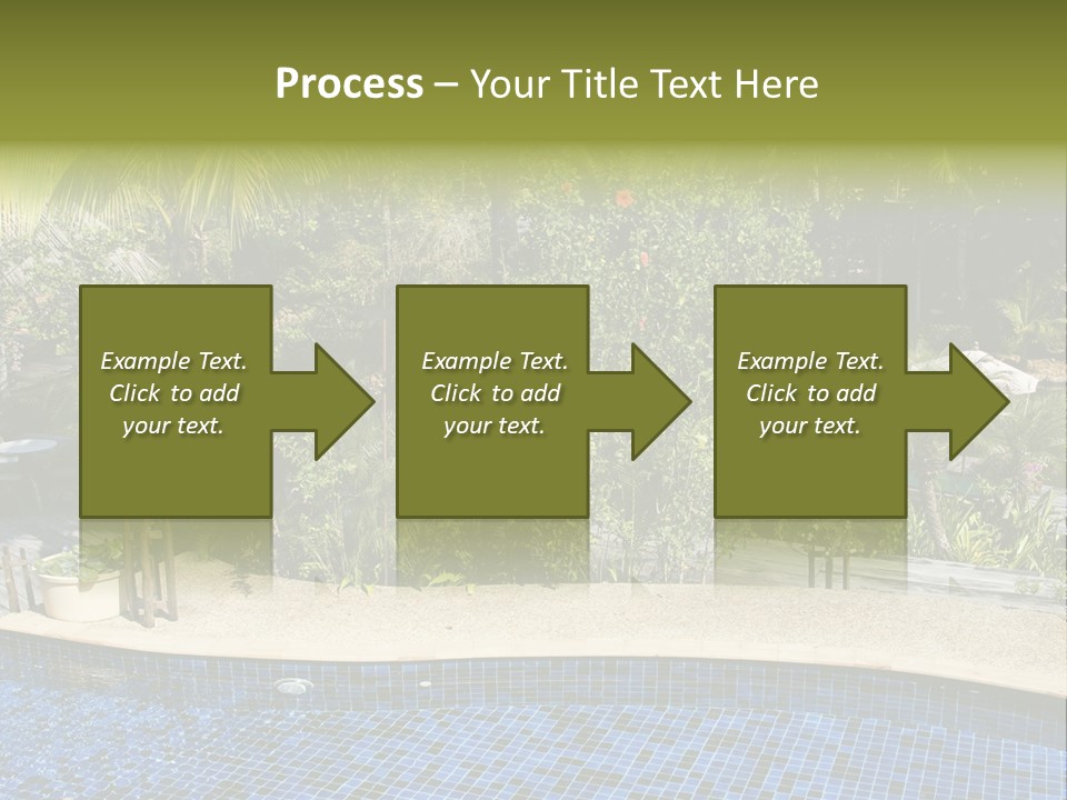 Terrace Sunbed Chair PowerPoint Template