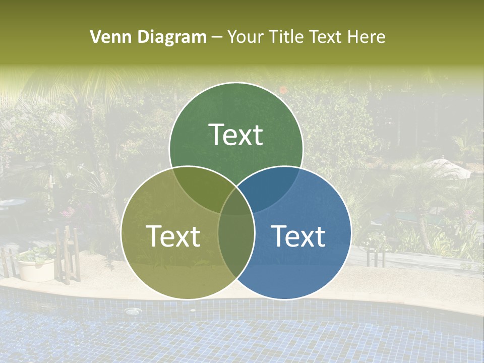Terrace Sunbed Chair PowerPoint Template