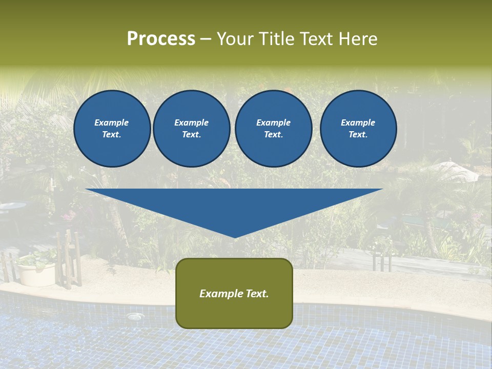 Terrace Sunbed Chair PowerPoint Template