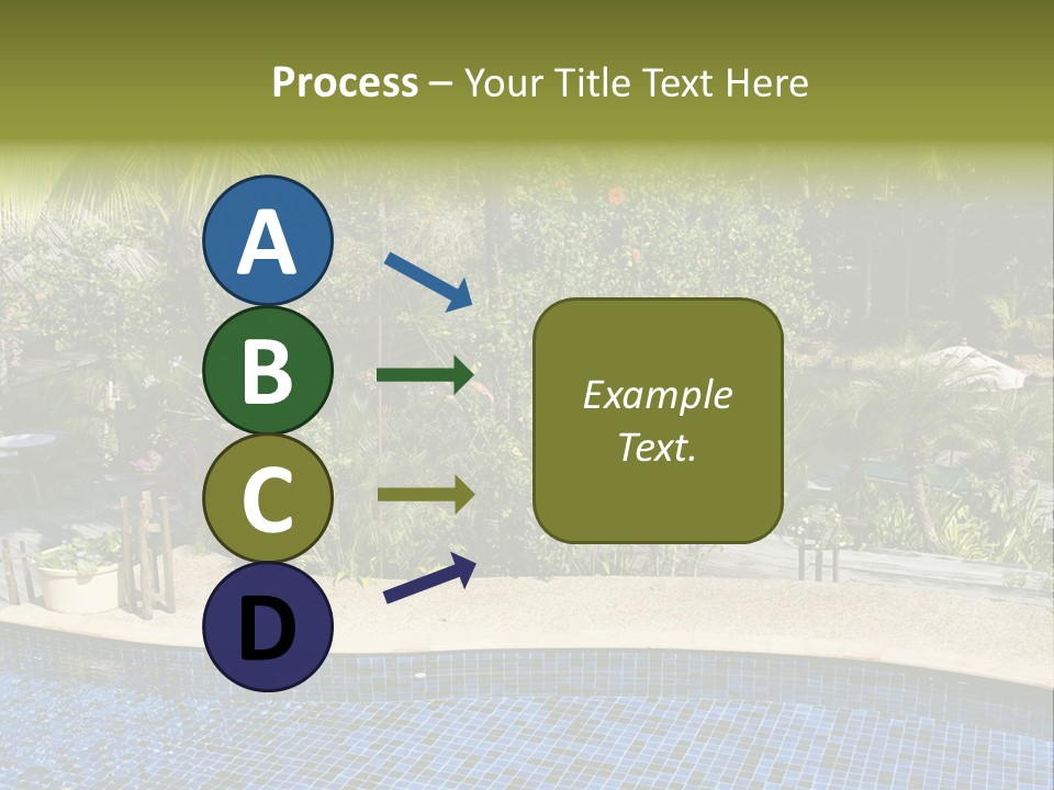 Terrace Sunbed Chair PowerPoint Template