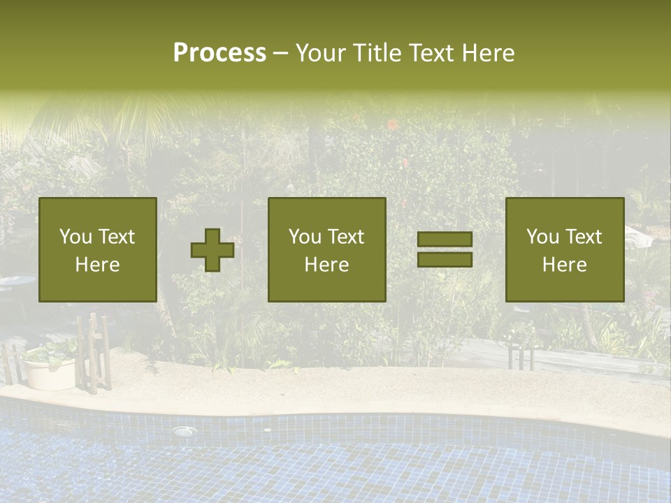 Terrace Sunbed Chair PowerPoint Template