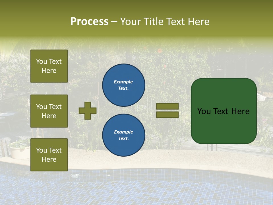 Terrace Sunbed Chair PowerPoint Template