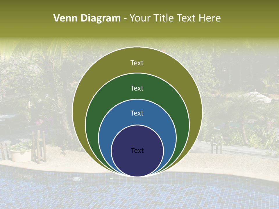 Terrace Sunbed Chair PowerPoint Template