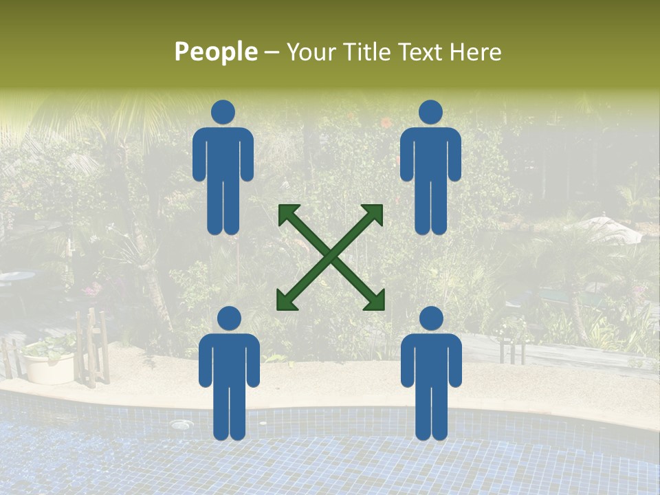 Terrace Sunbed Chair PowerPoint Template