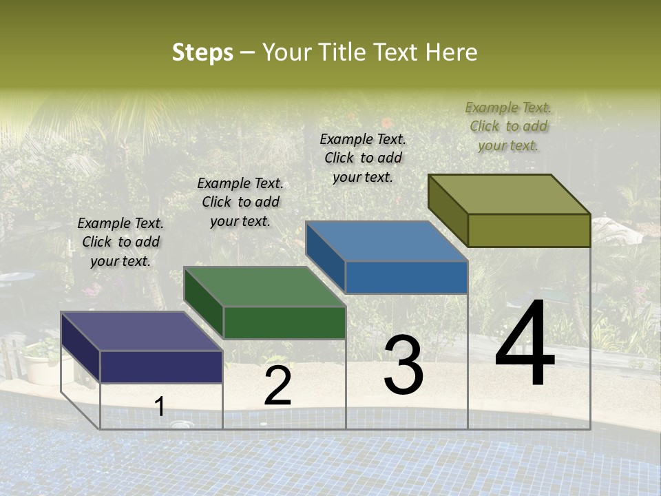 Terrace Sunbed Chair PowerPoint Template